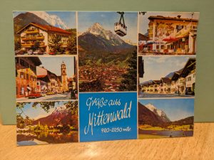 Postkarte "Grüße aus Mittenwald "