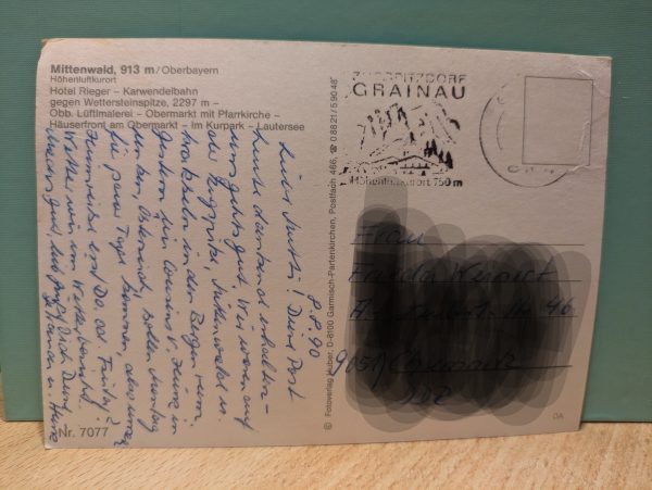 Postkarte "Grüße aus Mittenwald " – Bild 2