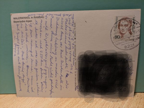 Postkarte "Malerwinkel in Ramsau" – Bild 2