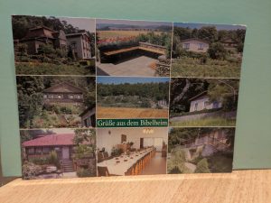 Postkarte "Grüße aus dem Bibelheim"
