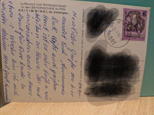 Postkarte "Grüße aus Reit im Winkl" – Bild 2