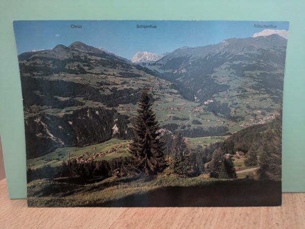Postkarte "Mittelprättigau Graubünden"
