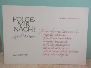 Postkarte "Paul Toaspern"