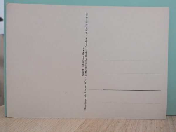 Postkarte "Gott hat ... " – Bild 2