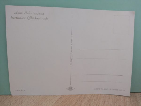 Postkarte "SCHULANFANG" – Bild 2