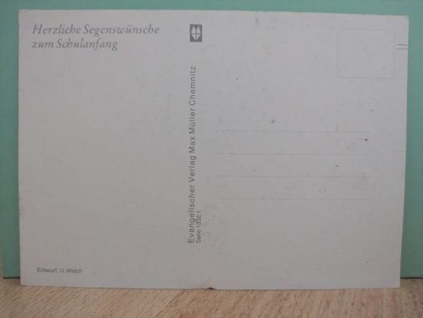 Postkarte SCHULANFANG – Bild 2