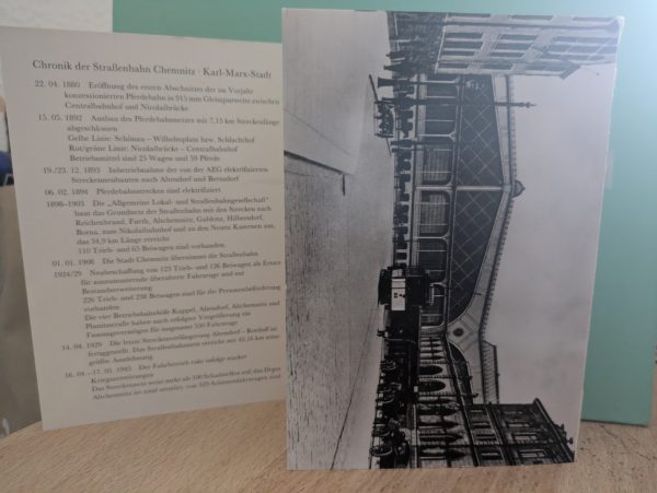 Postkarten" Chronik 110 Jahre Straßenbahn Chemnitz*Karl-Marx-Stadt " – Bild 5