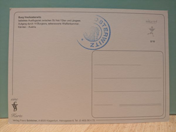 Postkarte "Burg Hochosterwitz" – Bild 2