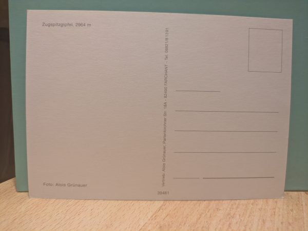 Postkarte "Zugspitzgipfel" – Bild 2