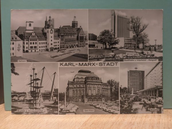 Postkarte "Karl-Marx-Stadt"