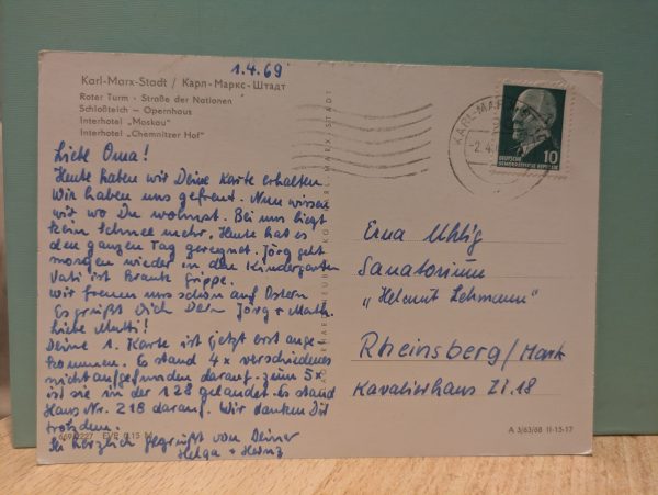 Postkarte "Gruß aus Karl-Marx-Stadt" – Bild 3