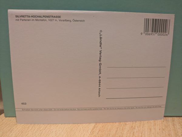 Postkarte "Silvretta Hochalpenstraße" – Bild 2