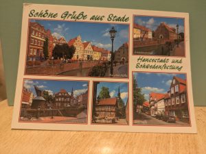 Postkarte "Hansestadt und Schwedenfestung"