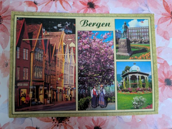 Postkarte "Bergen"