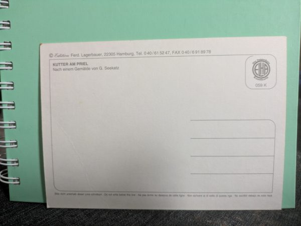 Postkarte "Kutter am Priel" – Bild 2