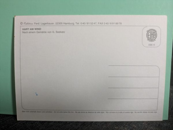 Postkarte "Hart am Wind " – Bild 2