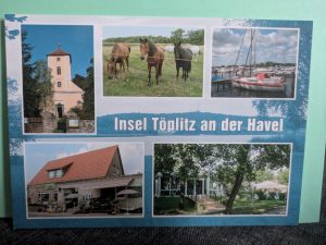 Postkarte "Insel Töplitz an der Havel "